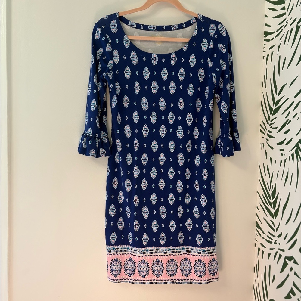 Lilly Pulitzer Blue and Pink Mini Dress